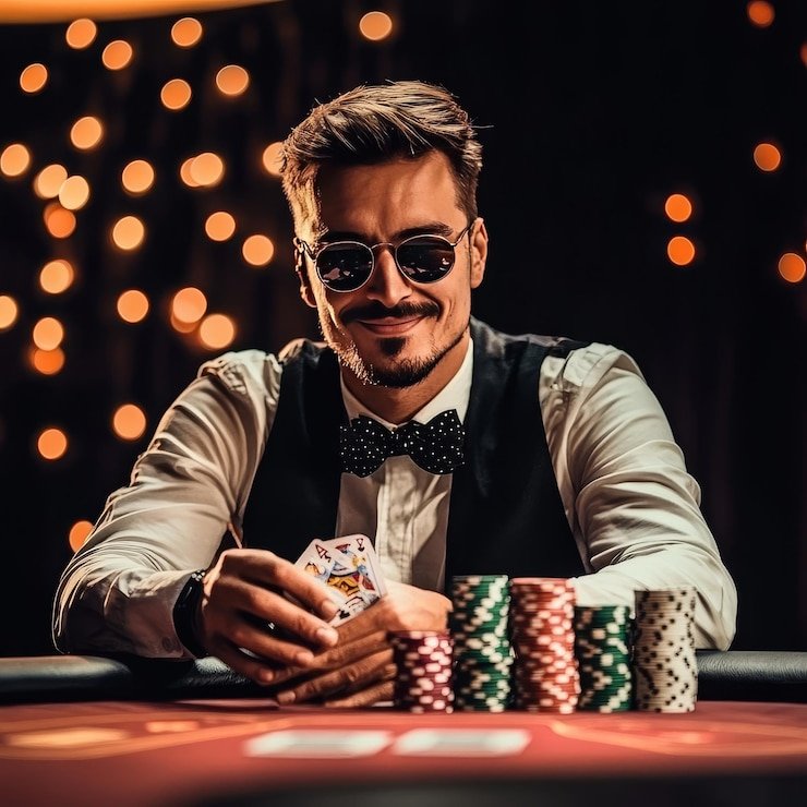Antarmuka Lightning Dice gatotkaca 123 di ponsel dengan tombol taruhan yang responsif
